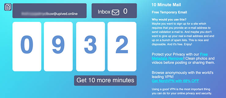 10 minute mail